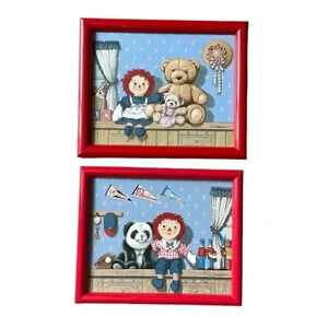 C.Carson Raggedy Ann & Andy Oil Paintings